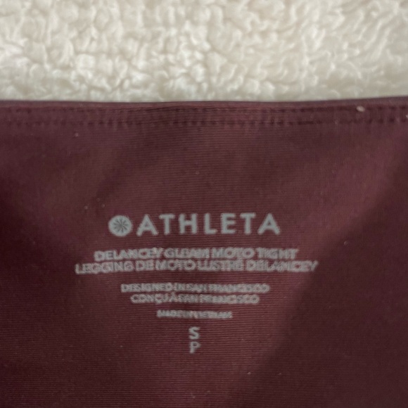 Athleta Delancey Gleam Moto Tight SIZE S - Picture 7 of 10